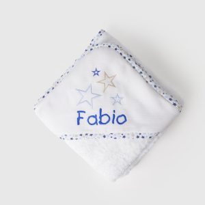 Capa de baño estrellas azules