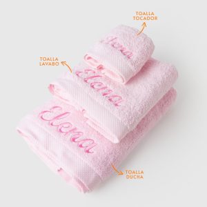 Toalla rosa